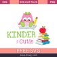 Owl kinder Cutie SVG Free And Png Download- 8SVG