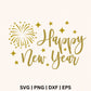 2024 Happy New Year SVG Free File for Cricut