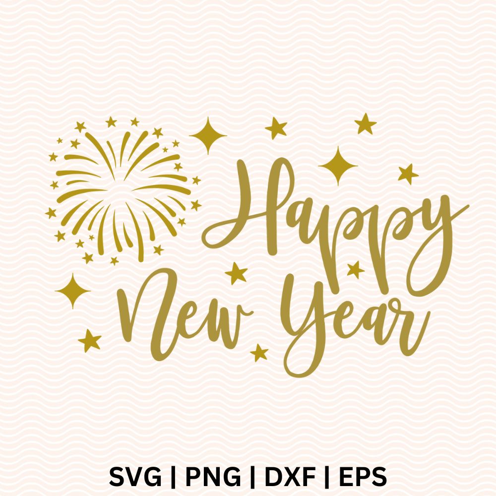 2024 Happy New Year SVG Free File for Cricut-8SVG