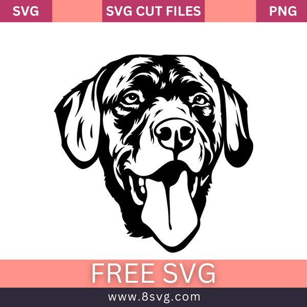 Labrador Retriever SVG Free Cut File for Cricut – 8SVG