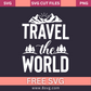 Travel The World Svg Free Cut File Download- 8SVG