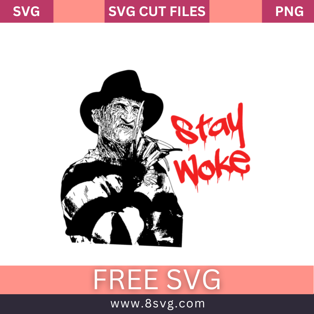 Freddy Kruger SVG Free Cut File Download- 8SVG