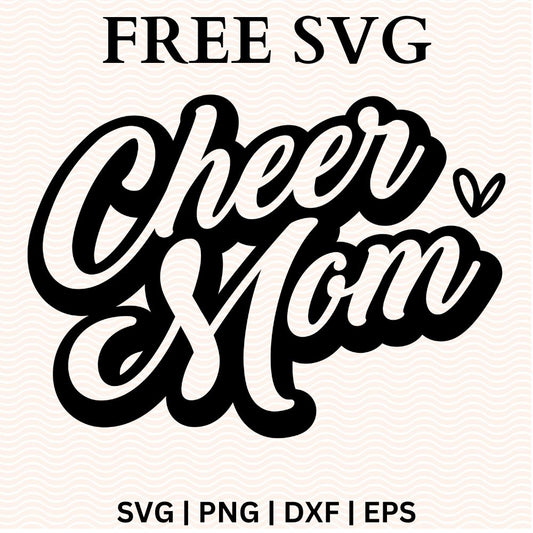 Cheer Mama SVG Free Cut Files for Cricut & Silhouette-8SVG