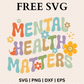 Mental Health Matters SVG Free File For Cricut & PNG Download-8SVG
