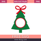 Chrismas Tree ribbon monogram icon SVG Free And Png Download-8SVG