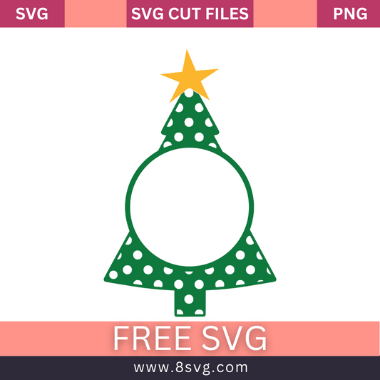 Chrismas Tree star monogram icon SVG Free And Png Download-8SVG