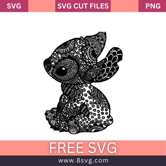Stitch 2 Svg Free Cut File For Cricut Download- 8SVG