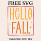 Hello Fall Svg Free & PNG For Cricut or Silhouette SVG Free Download-8SVG
