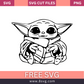 Yoda Viny Svg Free Cut File For Cricut- 8SVG