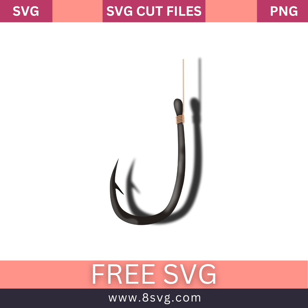 Fishing hook free svg SVG Free And Png Download- 8SVG