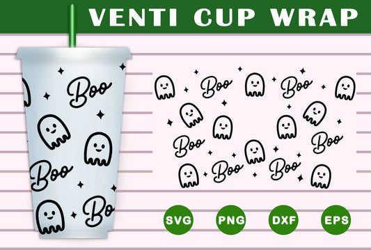 Horror Starbucks Wrap SVG (FSD-B21) - Store Free SVG Download