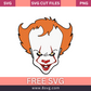 Penny wise Head 1 SVG Free Cut File for Cricut- 8SVG