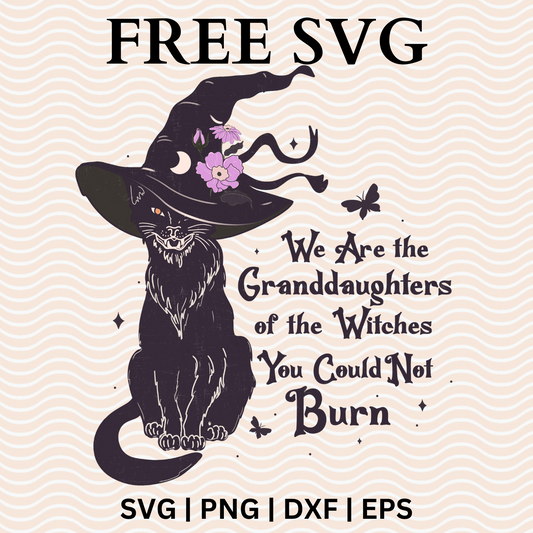 Cat Witch Quote SVG Free File and PNG For Cricut & Silhouette-8SVG