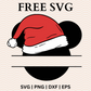 Christmas Disney Monogram SVG Free For Cricut or Silhouette-8SVG