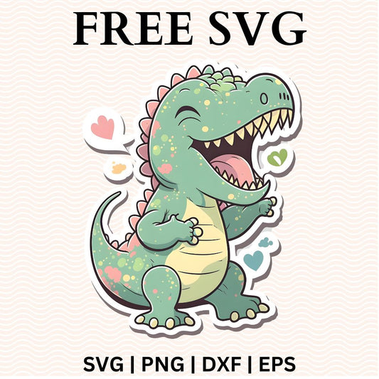 Dinosaur Sublimation Onesie PNG Free file for Cricut