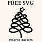 Swirly Christmas Tree SVG Free file for Cricut & Silhouette-8SVG