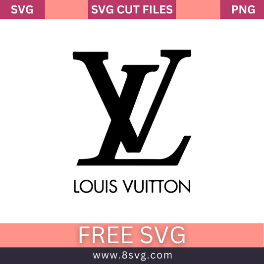 Louis Vuitton Hearts and Clover SVG