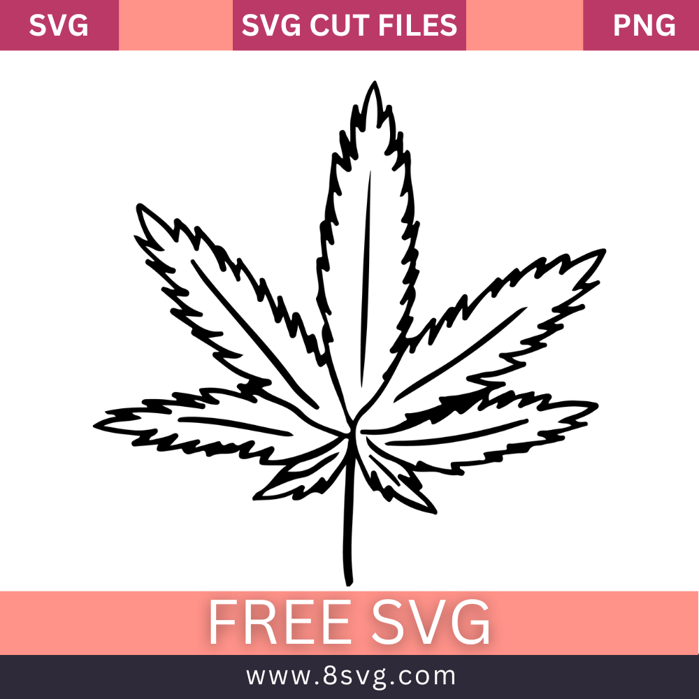 420 Outline Svg Free Cut File For Cricut- 8SVG