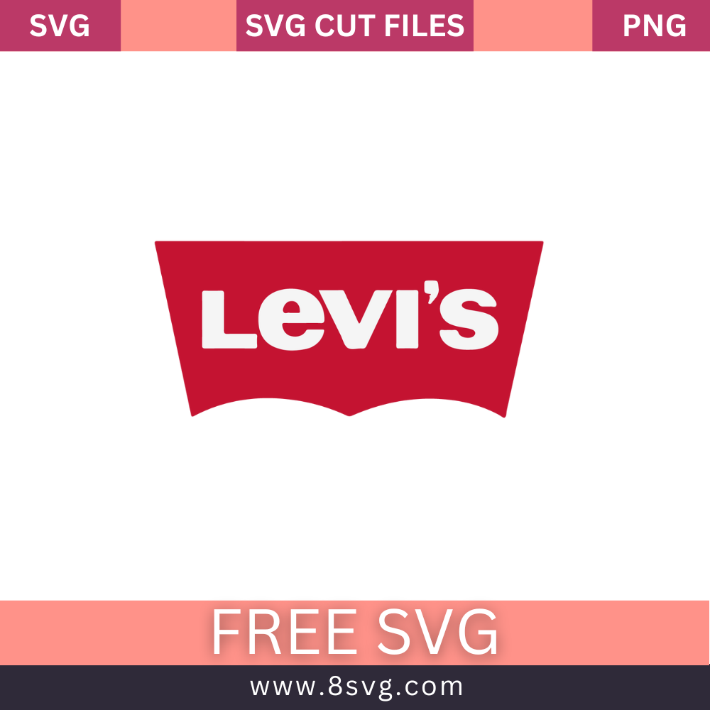 LEVI'S Svg Free Cut File For Cricut- 8SVG