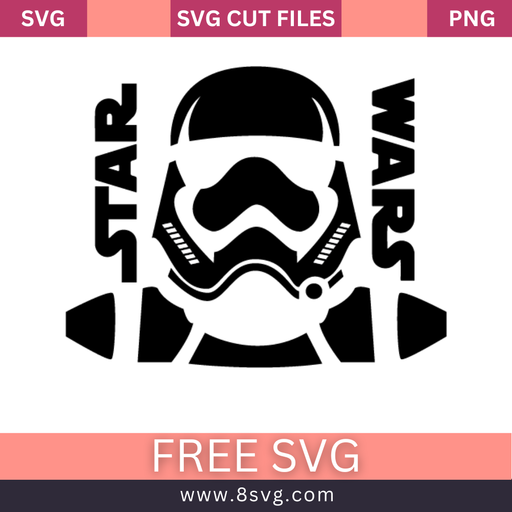 Star Wars Storm Trooper Silhouette SVG Free cut file Download- 8SVG