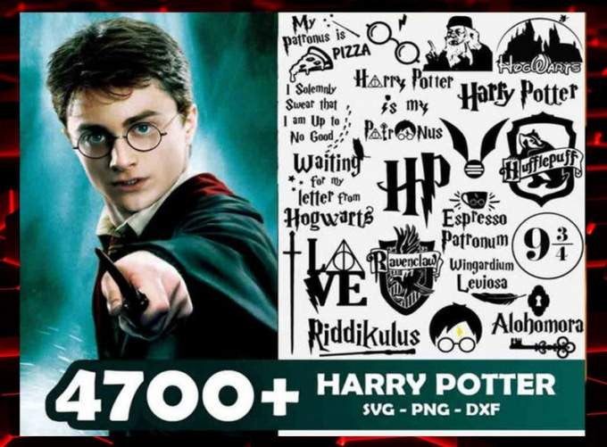 4200+ Harry Potter SVG Bundle- 8SVG