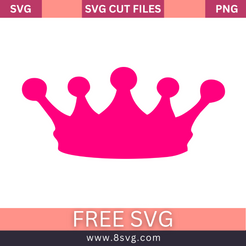 Barbie Crown SVG Free for Silhouette and Cricut – 8SVG