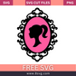 Barbie Mirror SVG Free File Cut for Cricut- 8SVG