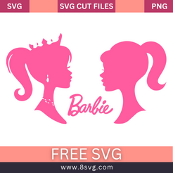 Barbie SVG Free Cut File for Cricut and Silhouette – 8SVG