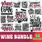 50+ Wine Svg Bundle Cut Files For Cricut- 8SVG