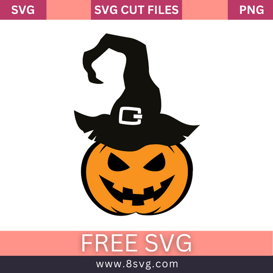 Halloween Pumpkin Svg Free Cut File For Cricut- 8SVG