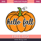 Hello Fall Svg Free Cut File Fo Cricut- 8SVG