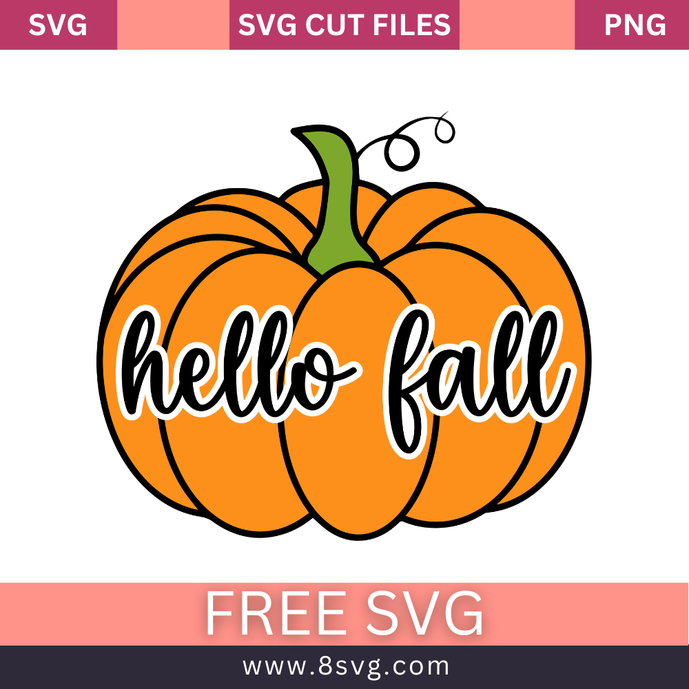 Hello Fall Svg Free Cut File Fo Cricut RNOSA LTD 8SVG
