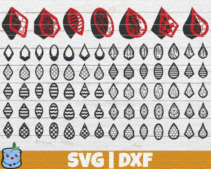 Huge Earring SVG Bundle- 8SVG