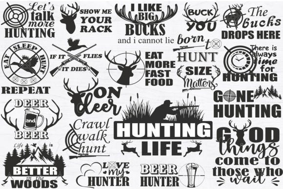+55 hunting svg bundle- 8SVG