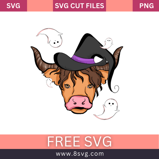 Spooky Heifer Sublimation Svg And Png Files- 8SVG