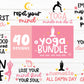 40 yoga svg bundle- 8SVG