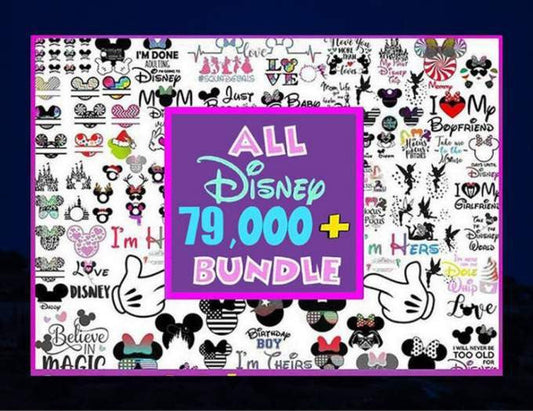 79K+Disney file mega Designs svg Bundle- 8SVG